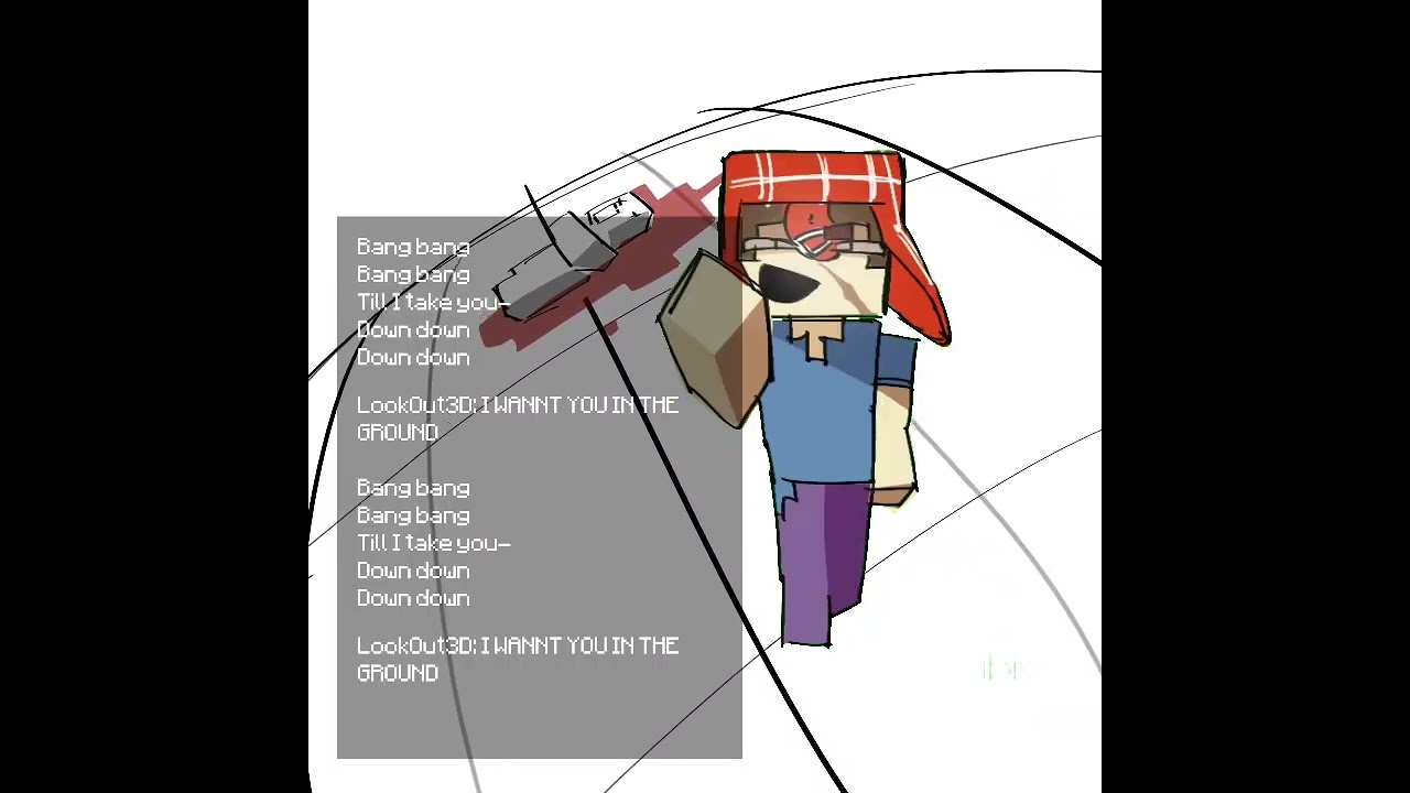 bang bang #animationmeme @LookOut3D and jimmy🐟🍴 #animation #trend #fyp