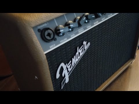 Fender 40 Watt Acoustasonic 6 & 12 Acoustic Guitar & Mic with Fender Ext Cabinet Stereo Two 8-inch Speakers & Correct Extra $ Cable and $25' Fender Guitar Cord! 2024 - Brown Tolex image 23