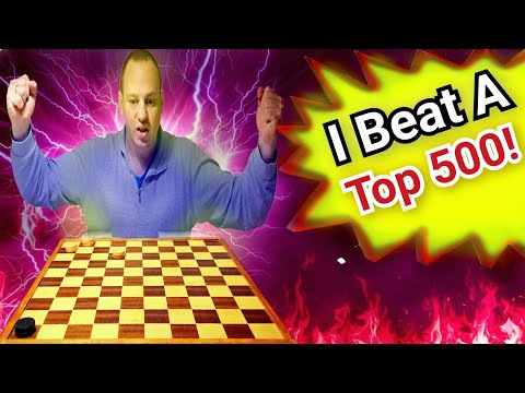 Beating a Top 500 Lidraughts Player | High-Level Draughts Game