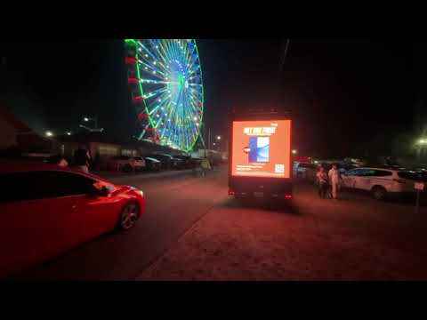 Eye-Catching Mobile Billboard Miami – Night Event Advertising in Action #datmediafl