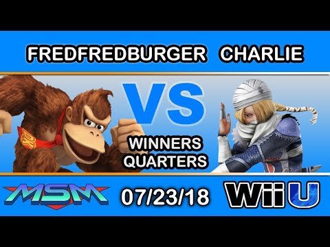 MSM 156 - Fredfredburger (DK) Vs Charlie (Sheik) Winners Quarters - Smash 4