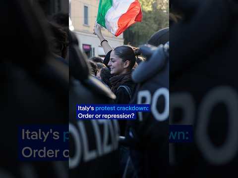 Italy's protest crackdown: Order or repression? | DW News