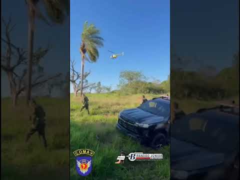 Perobal: Após perseguição por terra e por ar, Polícia apreende mais de meio milhão em drog@