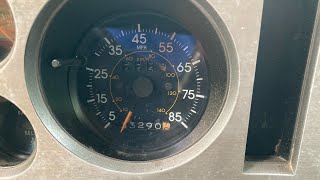 Speedometer cable replacement on a 85 S10 Tahoe