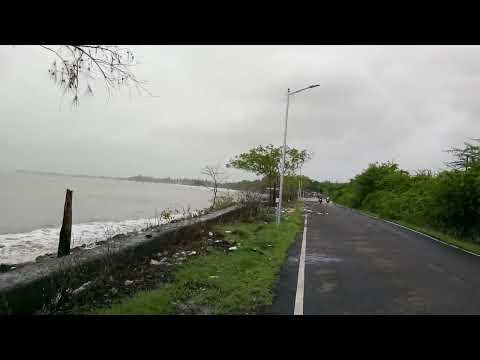 high tide on Alibag Saral beach