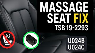 Ford & Lincoln Massage Seats & Lumbar Support Not Working? Dealer TSB 19-2293 Explained