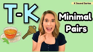 Speech Therapy for Kids: /t/ vs /k/ Minimal Pairs | Fix Velar Fronting