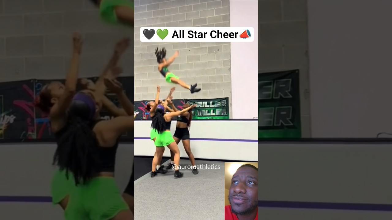🖤💚📣 All Star Cheer Moves #cheer #cheerleading #highschool