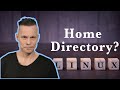 How to find and use the Linux home directory