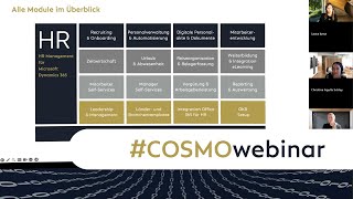 Webinar: Warum Excel keine HR-Lösung ist COSMO HR  als People- &amp; Culture-Lösung für Start-Ups &amp; KMU