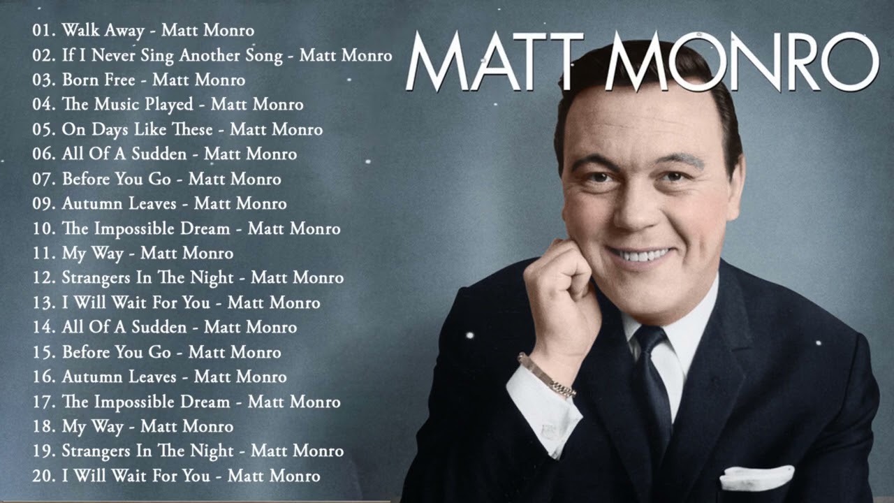 Matt Monro Greatest Hits 2023 - Best Songs of Matt Monro Playlist