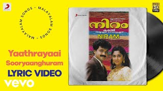 Niram - Yaathrayaai Sooryaanghuram Lyric Vidyasaga
