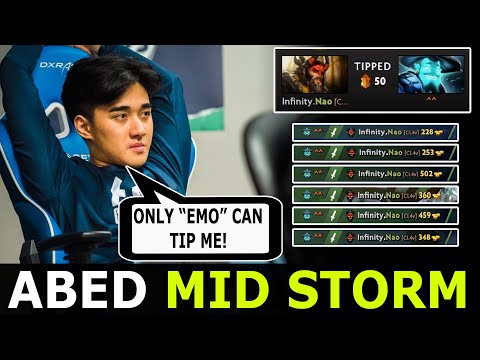 ABED MID STORM NO MERCY - TIP GONE WRONG | DOTA 2 Gameplay