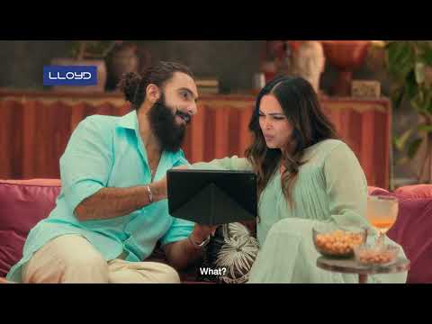 Lloyd Stunnair - India’s 1st Designer AC That’s AI Smart ft. Deepika Padukone and Ranveer Singh