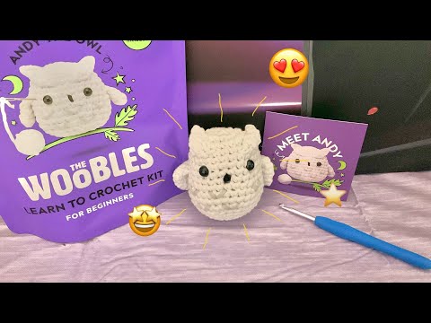 The Woobles-Andy the owl  🦉 100k likes and I make a Wooble of your choice
