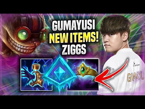 GUMAYUSI WORLD CLASS ZIGGS WITH NEW ITEMS! - T1 Gumayusi Plays Ziggs ADC vs Aphelios!