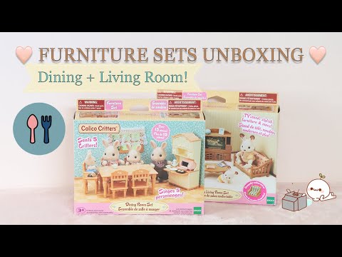 Sylvanian Families Valgomojo baldai video