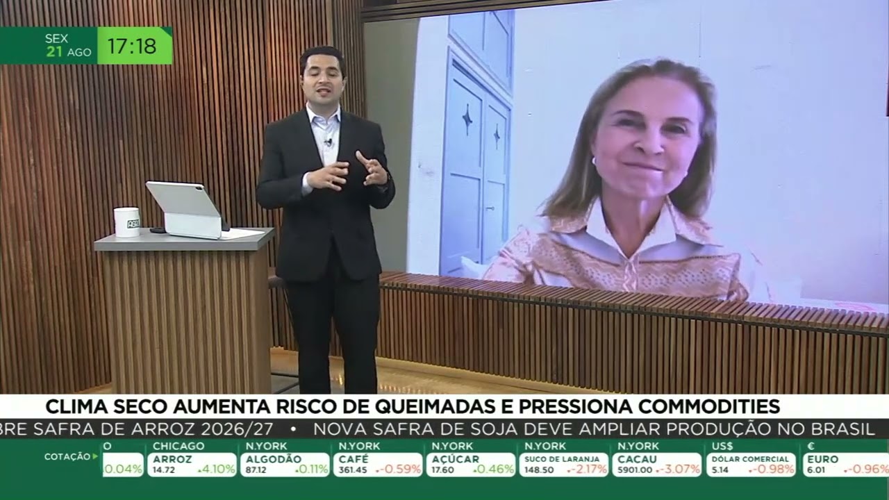 Clima seco aumenta risco de queimadas e pressiona commodities