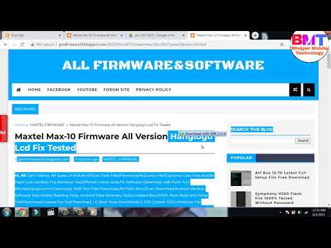 Maxtel Max 10 Hanglogo Fix Flash File Tested