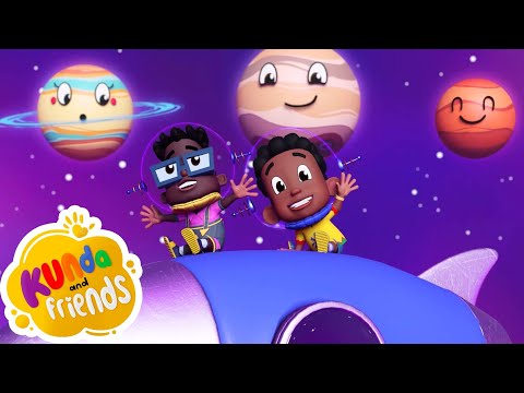 Eight Happy Planets | Songs For Kids | Nursery Rhymes | Kids Cartoons | Kids Songs | Kunda & Friends