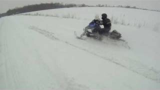 preview picture of video 'Armada Snowmobile Ride Feb. 26, 2011'