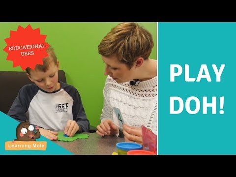 Math Games - Learning Numbers - Learning Numbers with Play-Doh