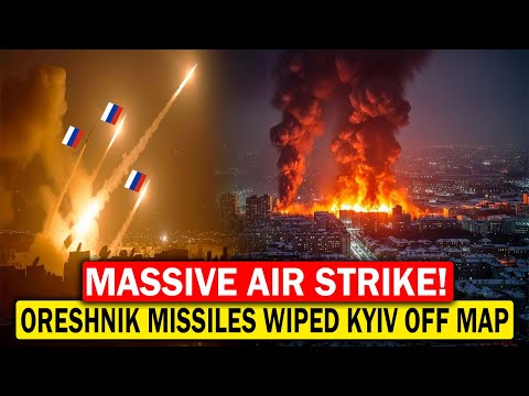Finally Russia Bombed KYIV! Russian Oreshnik Missile Strikes Wiped Kyiv off the map of Ukraine!