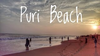 preview picture of video 'Puri Beach...Odisha,India...2018'