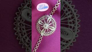 #new silver rakhi design 2024🥰🥰 #Chandi ki rakhi #rakhi #jewellery #viral #rakshabandhan #subscribe