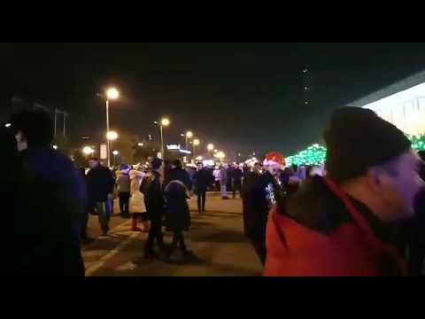 New year celebrations  in Almaty Kazakhstan