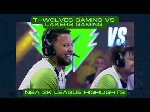 T-Wolves Gaming vs Lakers Gaming I NBA 2K League Highlights I NBA 2K Playoffs