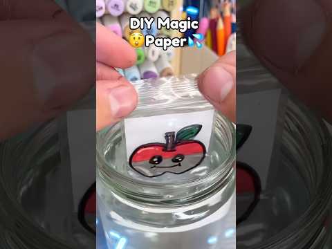 😲Cute Diy Magic Paper💦!? #papercraft #cutecrafts #crafts #craft #cute #diy