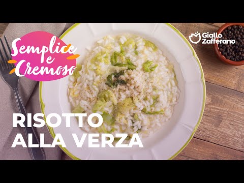 RISOTTO alla VERZA - SEMPLICE e CREMOSO💚😍