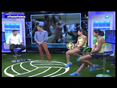 Las campeonas del mundo de padel en Punto Pelota