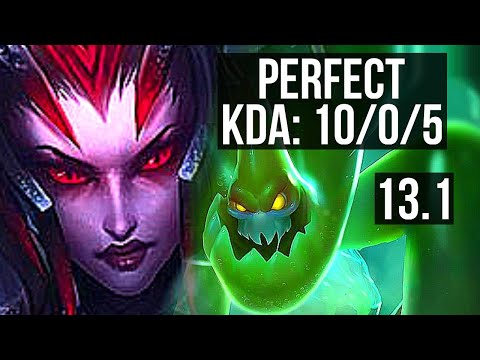 ELISE vs ZAC (JNG) | 10/0/5, Legendary, 1.0M mastery, 300+ games | EUW Master | 13.1