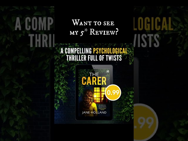 Vídeo relacionado con The Carer: A compelling psychological thriller full of twists (English Edition)