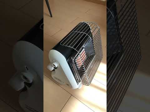 🔥カセットガス式ストーブ！10畳の部屋をこれだけで暖める！