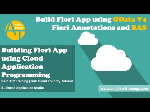 Build Fiori Elements Application on OData V4 Business Application Studio | SAP BTP Training | CAPM