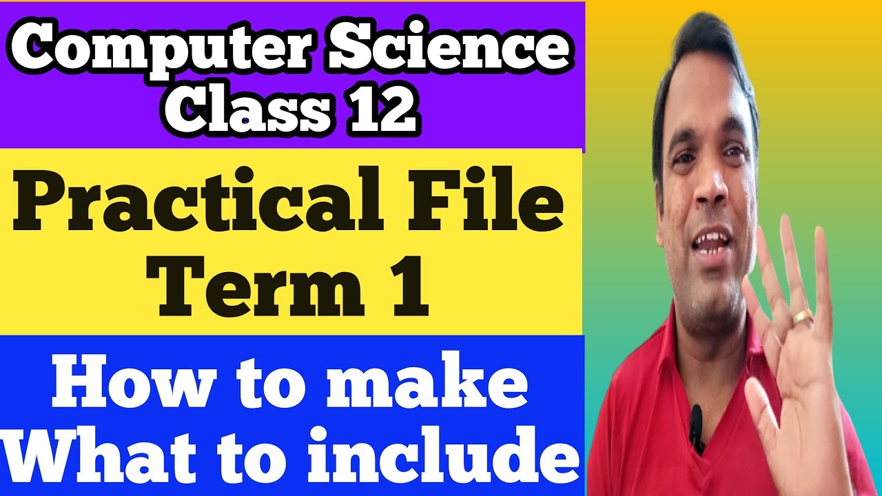 Practical File Term 1 Computer Science Class XII | Term 1 Practical File CBSE CS Class 12  2021-22