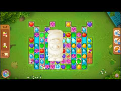 Gardenscapes Level 663 No Booster 🌲 Super Hard l MiniGames