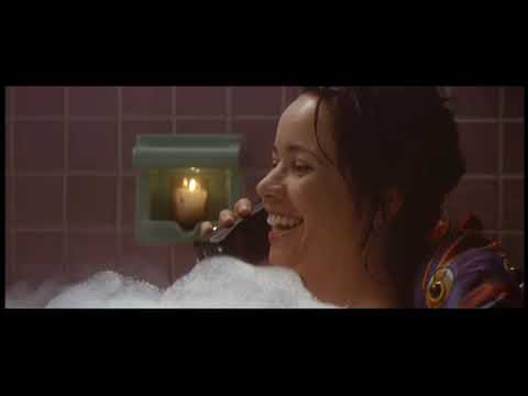 1996 trailer frame with Janeane Garofalo and Uma Thurman teasing a Cyrano-style mix-up in The Truth About Cats & Dogs