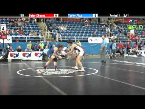 Junior WM 125 - Daisy Chavez (Washington) vs. Taylor Alva (Texas)