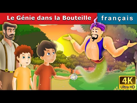 Le Génie dans la Bouteille | Spirit in the Bottle in French | Contes De Fées Français