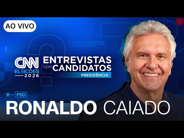 AO VIVO: ENTREVISTA COM RONALDO CAIADO (PSD) CANDIDATO À PRESIDÊNCIA | CNN ELEIÇÕES