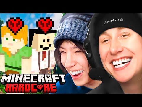 KatieB & Quackity Play Minecraft HARDCORE..