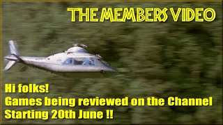 Hi folks !!  The Games being reviewed on the Channel starting 20th June 2022 are..