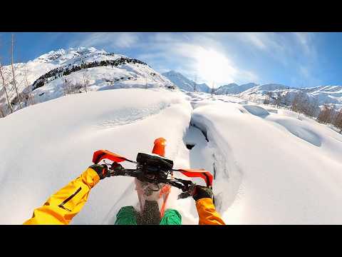 The Epic Plan 4k #snowbike #snowboard💰💯🔥Northern aspects film festival, short film