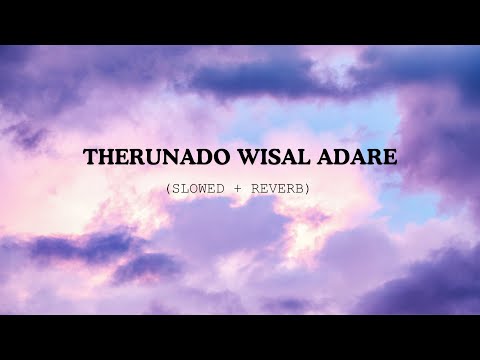 Therunado Wisal Adare (තේරුනාදෝ විසල් ආදරේ)  | (SLOWED + REVERB) #slowedandreverb #slowed #reverb