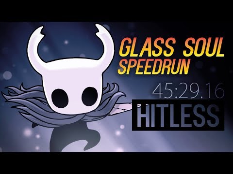 Hollow Knight - Hitless Any% Speedrun [Glass/Steel Soul] - 45:29.16 - World First