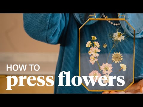 How to Press Flowers - Flower Hour by Bloom & Wild
